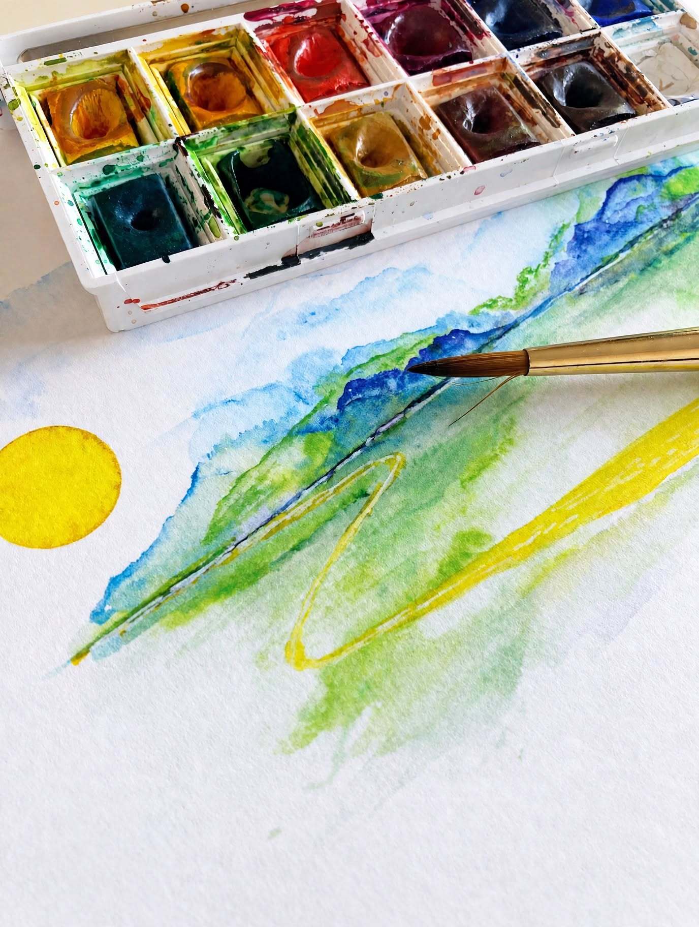 Bart Van Cauwenberghe aquarellecover deinze